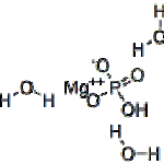 Magnesium hydrogen phosphate trihydrate