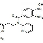 Ethyl N-[3-amino-4-(methylamino) benzoyl]-N-pyridin-2-yl-beta-alaninate