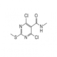 4,6-dichloro-N-methyl-2-(methylthio)pyrimidine-5-carboxamide 4,6-dichloro-N-methyl-2-(methylthio)pyrimidine-5-carboxamide