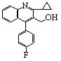 (2-cyclopropyl-4-(4-fluorophenyl)quinolin-3-yl)methanol (2-cyclopropyl-4-(4-fluorophenyl)quinolin-3-yl)methanol