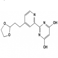 2-(4-(2-(1,3-dioxolan-2-yl)ethyl)pyridin-2-yl)pyrimidine-4,6-diol 2-(4-(2-(1,3-dioxolan-2-yl)ethyl)pyridin-2-yl)pyrimidine-4,6-diol