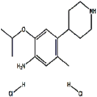 5-Methyl-2-(1-methylethoxy)-4-(4-piperidinyl)benzenamine hydrochloride 5-Methyl-2-(1-methylethoxy)-4-(4-piperidinyl)benzenamine hydrochloride
