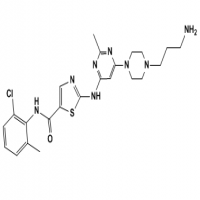 2-(6-(4-(3-aminopropyl)piperazin-1-yl)-2-methylpyrimidin-4-ylamino)-N-(2-chloro-6-methylphenyl)thiazole-5-carboxamide 2-(6-(4-(3-aminopropyl)piperazin-1-yl)-2-methylpyrimidin-4-ylamino)-N-(2-chloro-6-methylphenyl)thiazole-5-carboxamide