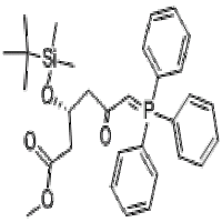 Methyl (3R)-3-(tert-butyldimethylsilyloxy)-5-oxo-6-triphenylphosphoranylidenehexanoate Methyl (3R)-3-(tert-butyldimethylsilyloxy)-5-oxo-6-triphenylphosphoranylidenehexanoate