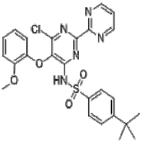 4-tert-butyl-N-(6-chloro-5- (2-methoxyphenoxy)-2,2- bipyrimidin-4-yl)benzene 4-tert-butyl-N-(6-chloro-5- (2-methoxyphenoxy)-2,2- bipyrimidin-4-yl)benzene