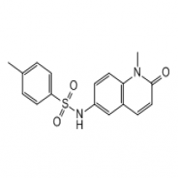 4-methyl-N-(1-methyl-2-oxo-1,2-dihydroquinolin-6-yl)benzenesulfonamide 4-methyl-N-(1-methyl-2-oxo-1,2-dihydroquinolin-6-yl)benzenesulfonamide