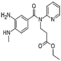 Ethyl-3-(3-amino-4-(methylamino)-N-(pyridin-2-yl)benzamido)propanoate Ethyl-3-(3-amino-4-(methylamino)-N-(pyridin-2-yl)benzamido)propanoate