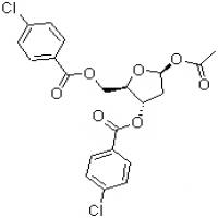1-Chloro-3,5-di-(4-chlorobenzoyl)-2-deoxy-D-ribose 1-Chloro-3,5-di-(4-chlorobenzoyl)-2-deoxy-D-ribose