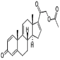 3,20-Dioxopregna-1,4,9(11),16-tetraen-21-yl acetate 3,20-Dioxopregna-1,4,9(11),16-tetraen-21-yl acetate
