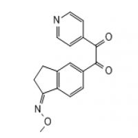 (Z)-1-(1-(methoxyimino)-2,3-dihydro-1H-inden-5-yl)-2-(pyridin-4-yl)ethane-1,2-dione (Z)-1-(1-(methoxyimino)-2,3-dihydro-1H-inden-5-yl)-2-(pyridin-4-yl)ethane-1,2-dione