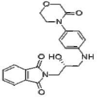 (R)-2-(2-Hydroxy-3-((4-(3-oxomorpholino)phenyl)amino)propyl)isoindoline-1,3-dione (R)-2-(2-Hydroxy-3-((4-(3-oxomorpholino)phenyl)amino)propyl)isoindoline-1,3-dione