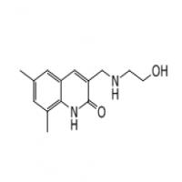 3-((2-hydroxyethylamino)methyl)-6,8-dimethylquinolin-2(1H)-one 3-((2-hydroxyethylamino)methyl)-6,8-dimethylquinolin-2(1H)-one