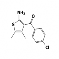 (2-amino-4,5-dimethylthiophen-3-yl)(4-chlorophenyl)methanone (2-amino-4,5-dimethylthiophen-3-yl)(4-chlorophenyl)methanone