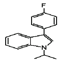 3-(4-Fluorophenyl)-1-(1-methylethyl)-1H-indol 3-(4-Fluorophenyl)-1-(1-methylethyl)-1H-indol