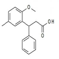 3-(2-Methoxy-5-methylphenyl)-3-phenylpropanoic acid 3-(2-Methoxy-5-methylphenyl)-3-phenylpropanoic acid