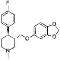 (3S,4R)-3-(3,4-Methylene-dioxyphenoxy-methyl)-4- (4’-fluorophenyl)-N-methylpiperidine (3S,4R)-3-(3,4-Methylene-dioxyphenoxy-methyl)-4- (4’-fluorophenyl)-N-methylpiperidine