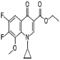 1-cyclopropyl-6,7-difluoro-1,4-dihydro-8-methoxy-4-oxo-3-quinolinecarboxylic acid ethyl ester 1-cyclopropyl-6,7-difluoro-1,4-dihydro-8-methoxy-4-oxo-3-quinolinecarboxylic acid ethyl ester