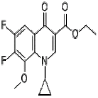 1-cyclopropyl-6,7-difluoro-1,4-dihydro-8-methoxy-4-oxo-3-quinolinecarboxylic acid ethyl ester