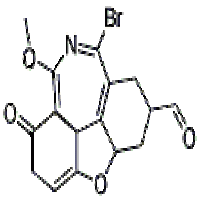 (4aR,8aR)-rel-1-Bromo-4a,5,9,10-tetrahydro-3-methoxy-6-oxo-6H-benzofuro[3a,3,2-ef][2]benzazepine-11(12H)-carboxaldehyde