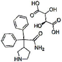 3-(S)-(+)-(1-Carbamoyl-1,1-diphenylmethyl)pyrroloidine-L-(+)-tartarate 3-(S)-(+)-(1-Carbamoyl-1,1-diphenylmethyl)pyrroloidine-L-(+)-tartarate