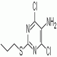 4,6-dichloro-2-(propylthio)pyrimidin-5-amine 4,6-dichloro-2-(propylthio)pyrimidin-5-amine