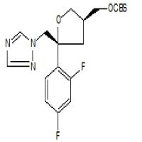 (5R-cis)-Toluene-4-sulfonic acid 5-(2,4-difluorophenyl)-5-(1H-1,2,4-triazol-1-yl)methyltetrahydrofuran-3-ylmethyl ester (5R-cis)-Toluene-4-sulfonic acid 5-(2,4-difluorophenyl)-5-(1H-1,2,4-triazol-1-yl)methyltetrahydrofuran-3-ylmethyl ester