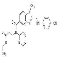 ethylN-[(2-{[(4-cyanophenyl)amino]methyl}-1-methyl-1H-benzimidazol-5-yl)carbonyl]-N-pyridin-2-yl-beta-alaninate