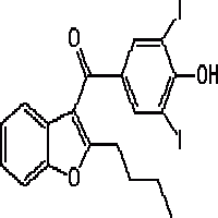 2-Butyl-3-(3,5-diiodo-4-hydroxybenzoyl)benzofuran 2-Butyl-3-(3,5-diiodo-4-hydroxybenzoyl)benzofuran