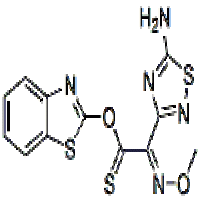 (S)-2-Benzothiazolyl (Z)-2-(5-amino-1,2,4-thiadiazol-3-yl)-2-methoxyiminothioacetate (S)-2-Benzothiazolyl (Z)-2-(5-amino-1,2,4-thiadiazol-3-yl)-2-methoxyiminothioacetate