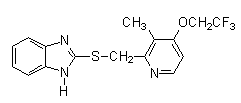 2-[3-Methyl-4-(2,2,2-trifluoroethoxy)-2-pyridinyl]methyl thio- 1H-benzimidazole 