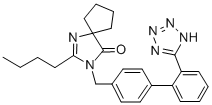 3-Butyl-2-[[4-[2-(2H-tetrazol-5-yl)phenyl]phenyl]methyl]-2,4-diazaspiro[4.4]non-3-en-1-one