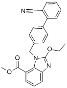 Methyl -2-ethoxy-1-[[(2´-cyanobiphenyl-4-yl) methyl] benzimidazole-7-carboxylate