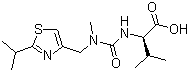 N-((N-Methyl-N-((2-isopropyl-4-thiazolyl)methyl)amino)carbonyl)-L-Valine N-((N-Methyl-N-((2-isopropyl-4-thiazolyl)methyl)amino)carbonyl)-L-Valine