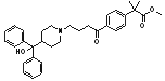 Methyl 2-(4-(4-(4-(hydroxydiphenylmethyl)piperidin-1-yl)butanoyl)phenyl)-2-methylpropanoate Methyl 2-(4-(4-(4-(hydroxydiphenylmethyl)piperidin-1-yl)butanoyl)phenyl)-2-methylpropanoate