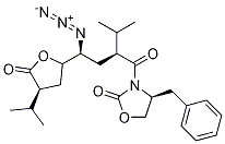 (S)-3-((2S,4S)-4-Azido-2-isopropyl-4-((2S,4S)-4-isopropyl-5-oxotetrahydrofuran-2-yl)butanoyl)-4-benzyloxazolidin-2-one (S)-3-((2S,4S)-4-Azido-2-isopropyl-4-((2S,4S)-4-isopropyl-5-oxotetrahydrofuran-2-yl)butanoyl)-4-benzyloxazolidin-2-one