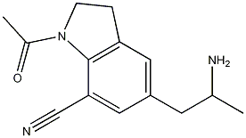 1-Acetyl-5-(2-aminopropyl)indoline-7-carbonitrile 1-Acetyl-5-(2-aminopropyl)indoline-7-carbonitrile