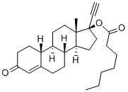 17alpha-Ethynyl-19-nortestosterone 17-heptanoate 17alpha-Ethynyl-19-nortestosterone 17-heptanoate