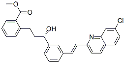 (S,E)-Methyl 2-(3-(3-(2-(7-chloroquinolin-2-yl)vinyl)phenyl)-3-hydroxypropyl)benzoate (S,E)-Methyl 2-(3-(3-(2-(7-chloroquinolin-2-yl)vinyl)phenyl)-3-hydroxypropyl)benzoate