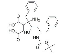 (2S,3S,5S)-2-Amino-3-hydroxy-5-(tert-butoxy carbonyl)amino-1,6-diphenyl hemi succinic acid salt (BDH SALT) (2S,3S,5S)-2-Amino-3-hydroxy-5-(tert-butoxy carbonyl)amino-1,6-diphenyl hemi succinic acid salt (BDH SALT)