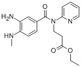 Ethyl-3-(3-amino-4-(methylamino)-N-(pyridin-2-yl)benzamido)propanoate Ethyl-3-(3-amino-4-(methylamino)-N-(pyridin-2-yl)benzamido)propanoate