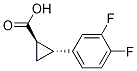 (1R,2R)-2-(3,4-Difluorophenyl)cyclopropanecarboxylic acid (1R,2R)-2-(3,4-Difluorophenyl)cyclopropanecarboxylic acid