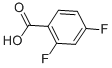 2,4-Difluorobenzoic acid 2,4-Difluorobenzoic acid