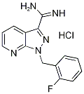 1-(2-Fluorobenzyl)-1H-pyrazolo[3,4-b]pyridine-3-carboximidamide hydrochloride 