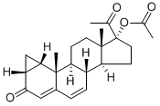17-Hydroxy-1a,2a-methylenepregna-4,6-diene-3,20-dione acetate 17-Hydroxy-1a,2a-methylenepregna-4,6-diene-3,20-dione acetate