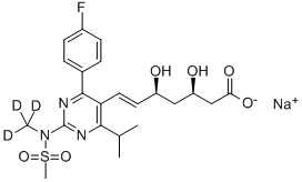 Tert-butyl-(+) 7-[4-(4-fluorophenyl)-6-isopropyl-2-(N-methylsulfonylamino) pyrimidine-5-yl]-(3R, 5S)-dioxane-(E)-6-heptenate 