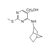 (4-((1R,4S)-bicyclo[2.2.1]heptan-2-ylamino)-2-(methylthio)pyrimidin-5-yl)methanol