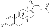 3,20-Dioxopregna-1,4,9(11),16-tetraen-21-yl acetate 3,20-Dioxopregna-1,4,9(11),16-tetraen-21-yl acetate