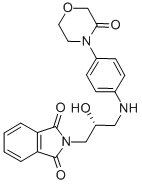 (R)-2-(2-Hydroxy-3-((4-(3-oxomorpholino)phenyl)amino)propyl)isoindoline-1,3-dione (R)-2-(2-Hydroxy-3-((4-(3-oxomorpholino)phenyl)amino)propyl)isoindoline-1,3-dione