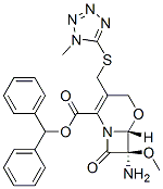 (6β)-3-(1-Methyl-1H-tetrazole-5-ylthiomethyl)-7α-amino-7-methoxy-8-oxo-5-oxa-1-azabicyclo[4.2.0]octa-2-ene-2-carboxylic acid benzhydryl ester 