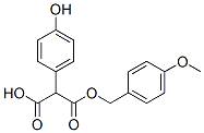 [(4-methoxyphenyl)methyl] hydrogen (4-hydroxyphenyl)malonate 